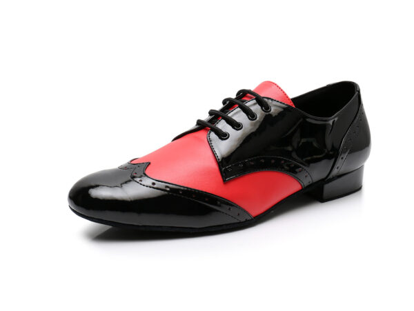 Men's Leatherette Modern Shoes With Lace-up Latin Ballroom Dance Shoes