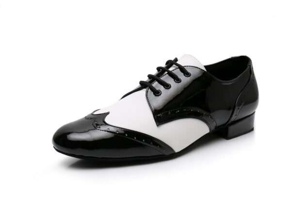 Men's Leatherette Modern Shoes With Lace-up Latin Ballroom Dance Shoes