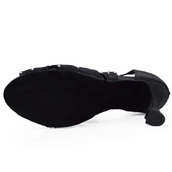 DS Women's Satin Customized Heels Dance Boots Salsa Dancing Shoes - Image 4