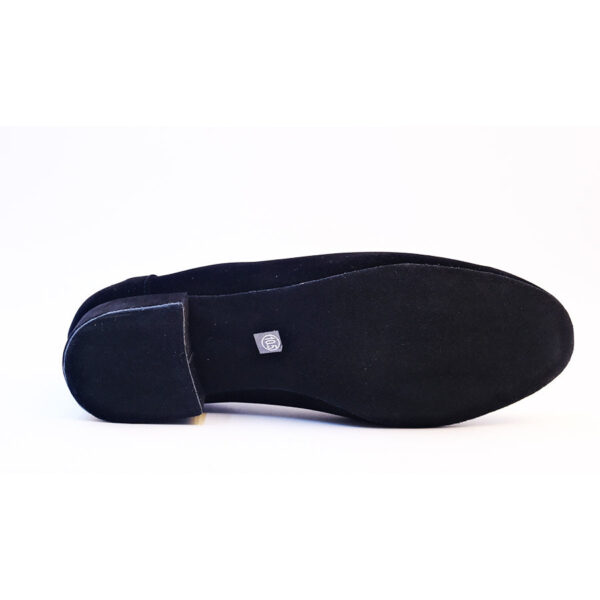 Men's 2cm Black Leatherette Heels Ballroom Dance Shoes - Image 7