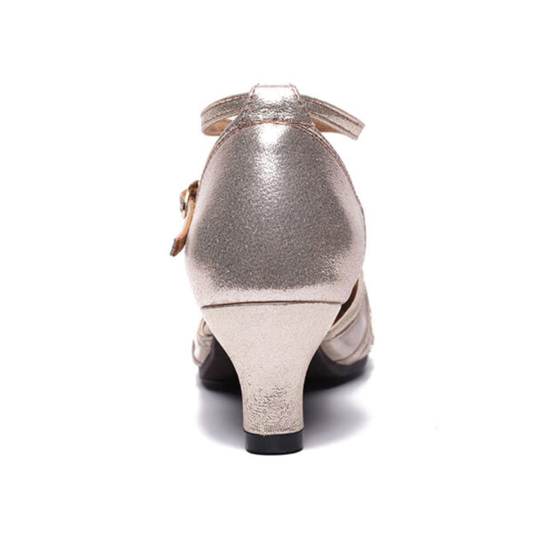 Women's Leatherette 3.5cm/5cm Heels Closed Toe Rubber Sole Ballroom Dance Shoes Modern Shoes - Image 6