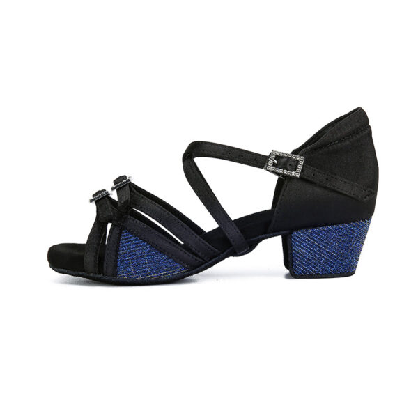 Kid's Satin 3.5cm Heel Ballroom Dance Shoes Latin DanceShoes - Image 6
