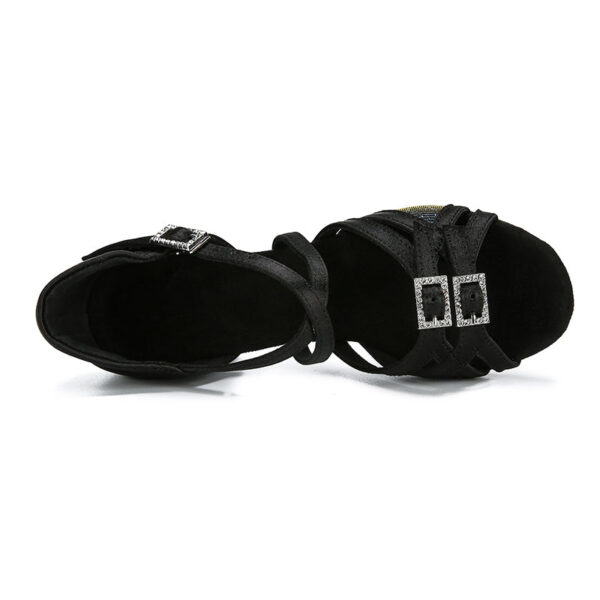 Kid's Satin 3.5cm Heel Ballroom Dance Shoes Latin DanceShoes - Image 8