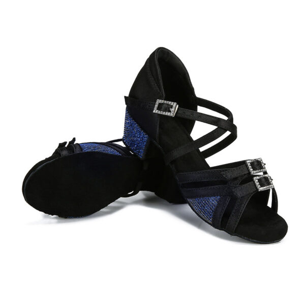 Kid's Satin 3.5cm Heel Ballroom Dance Shoes Latin DanceShoes - Image 3