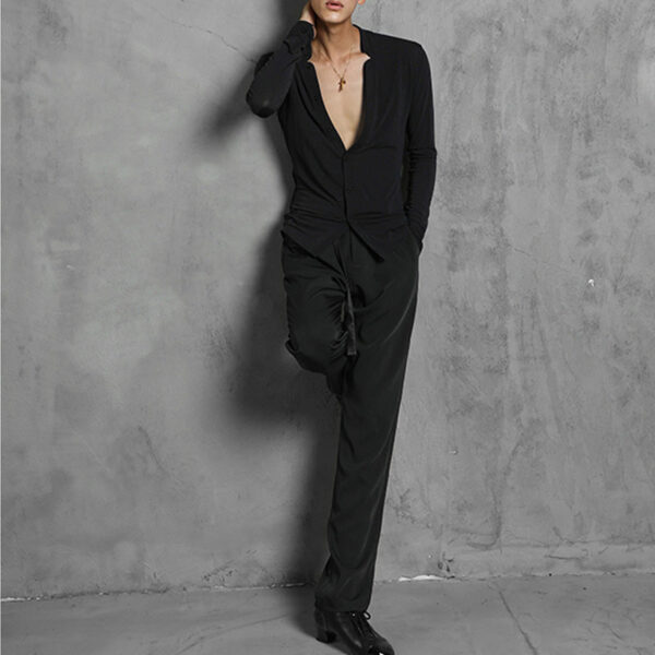 Z Men's Polyester Latin Pants Dance Wear - Image 7
