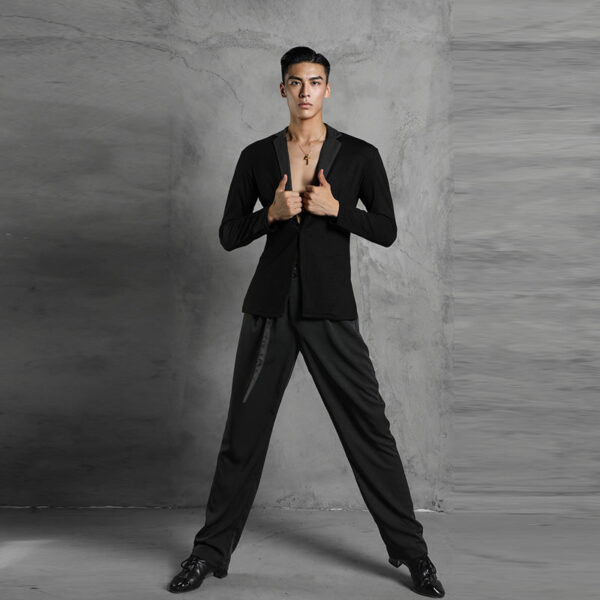 Z Men's Polyester Latin Pants Dance Wear - Image 6