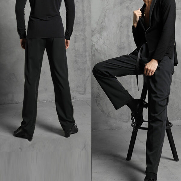 Z Men's Polyester Latin Pants Dance Wear - Image 9