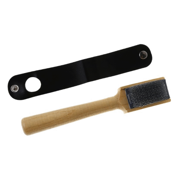 Wood Suede Sole Wire Cleaners Dance Shoes Cleaning Brush For Footwear - Image 3