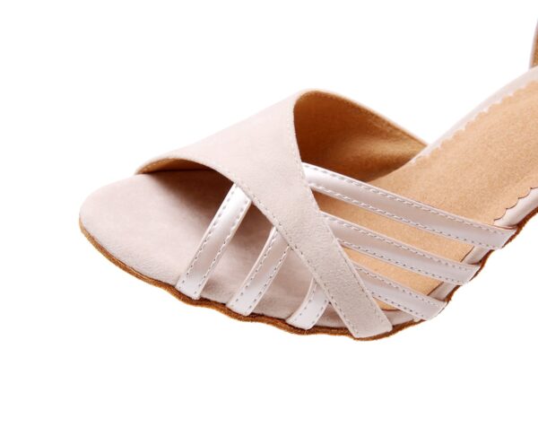 DS Women's Leatherette Customized Heel Latin Shoes Salsa Shoes Ballroom Dance Shoes - Image 7