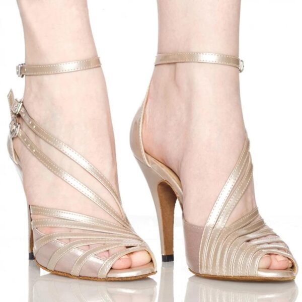 Women's Satin Customized Heel Salsa Shoes/Ballroom Dance Shoes/Latin Shoes