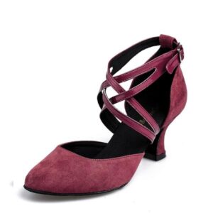Women's Suede Customized Heel  Ballroom Dance Shoes Modern Dance Shoes