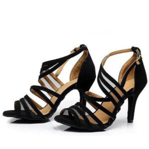 DS Women's Suede Customized Heel Latin Shoes Salsa Shoes Ballroom Dance Shoes