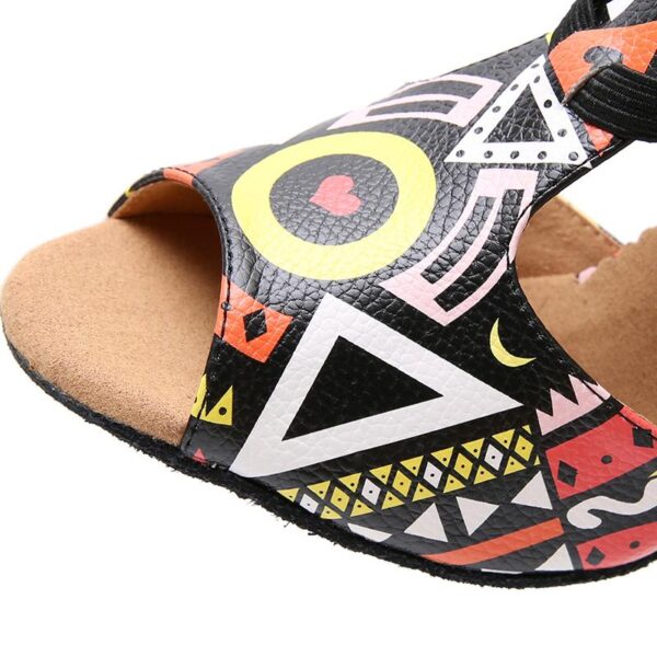 Women's Leatherette Customized HeelSalsa Shoes/Dance Boots Ballroom Dance Shoes - Image 6