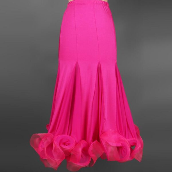 Customisable-Women's Ballroom Dance Skirt Training Performance Dancewear - Image 6