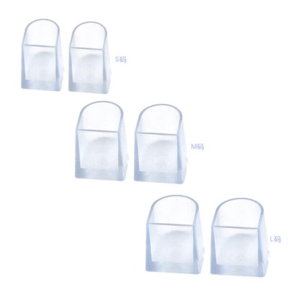 Practical High Heel Cover Transparent Heel Stoppers - Image 2